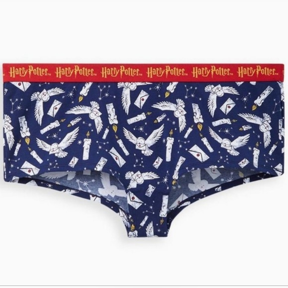 ♥️NWT TORRID PANTY - HARRY POTTER HOGWARTS HEDWIG OWL BOYSHORT - PLUS SIZE 3X
